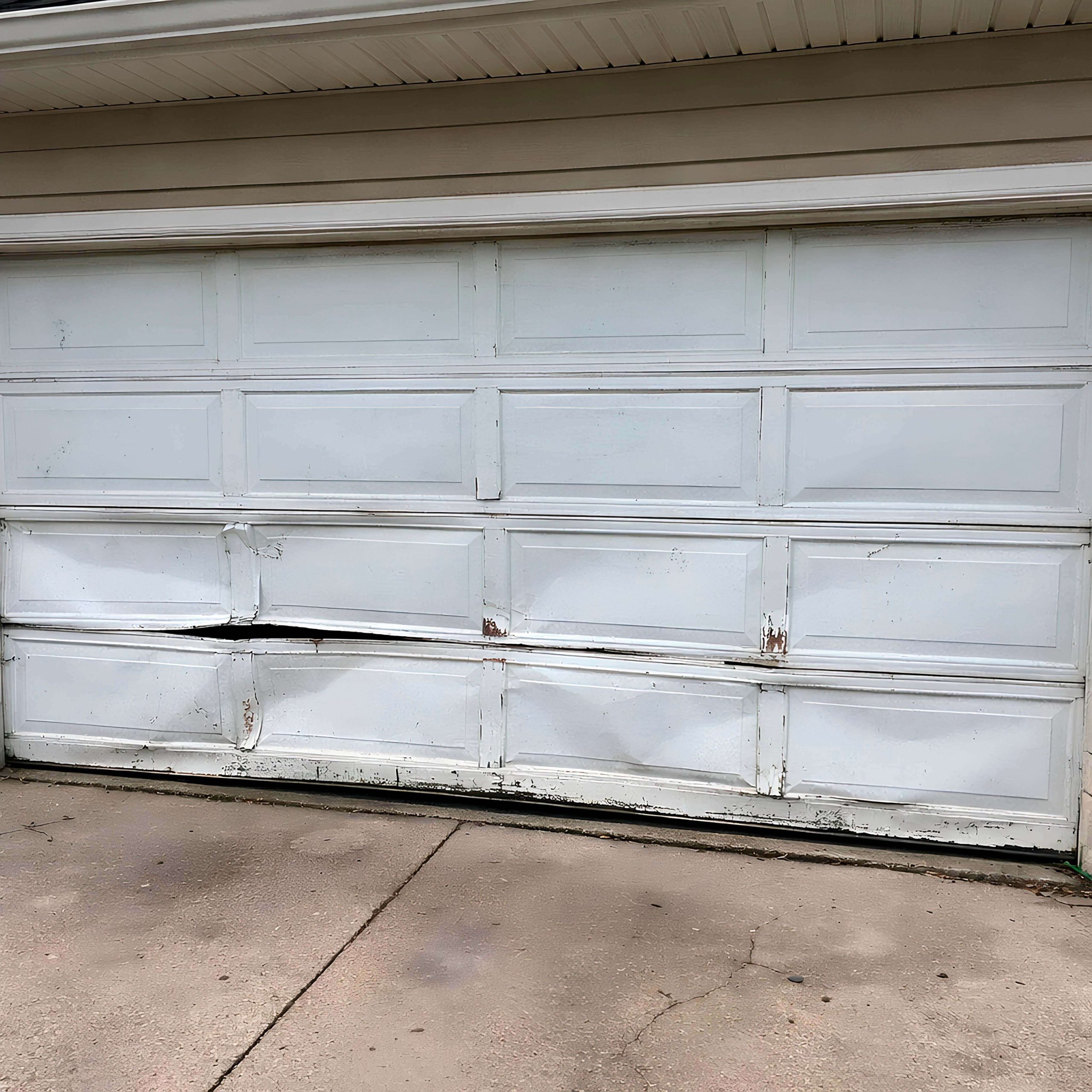 garage door repair before and after service south florida damaged garage door fixed garage door repair before and after service south florida damaged garage door fixed